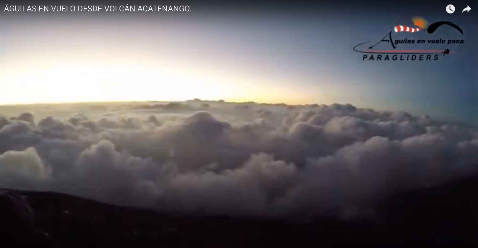 Vuelo en Parapente desde Volcán Acatenango
